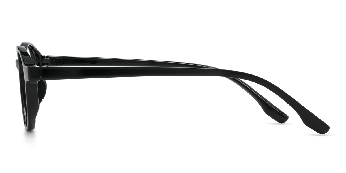 Black Brittany Glasses - Oval Glasses