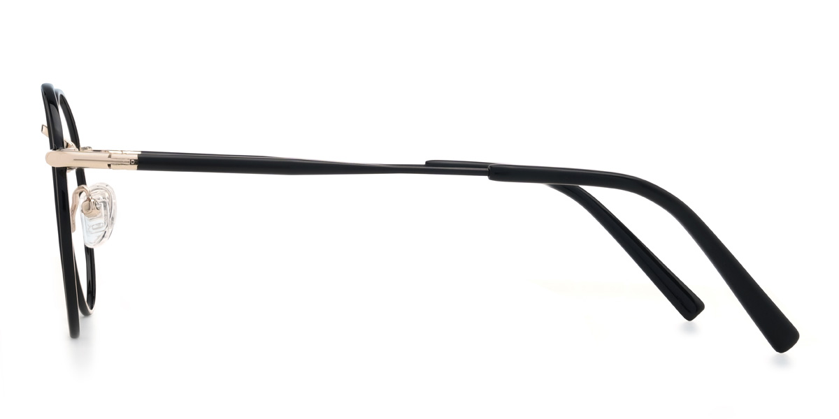 Black Avayah Glasses - Oval Glasses