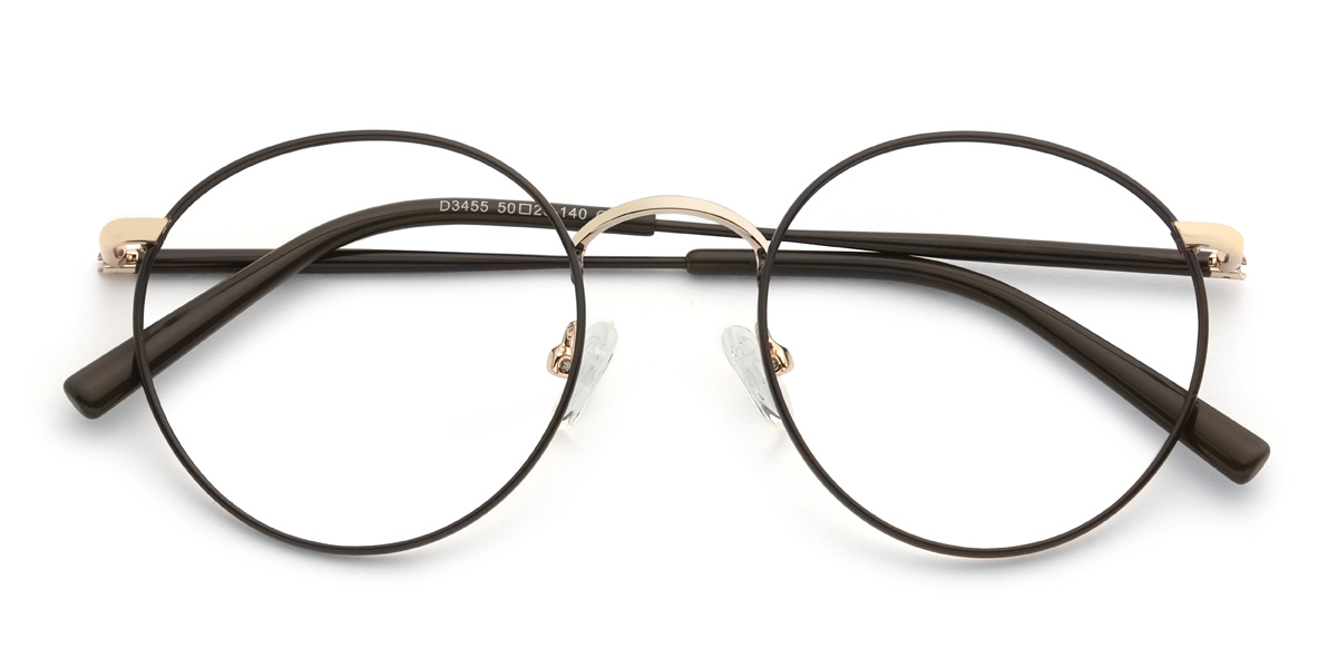 Brown Avayah Glasses - Oval Glasses