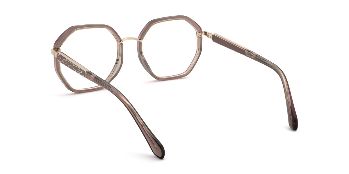 Dusty Rose Nariyah Glasses - Oval Glasses