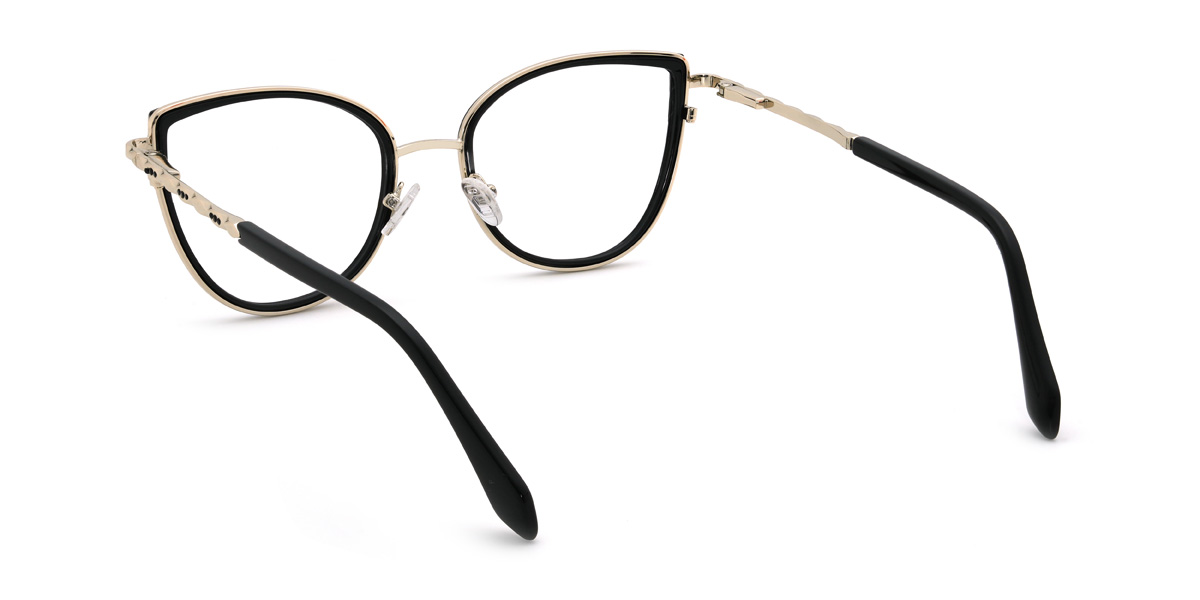 Black Yuna Glasses - Cat Eye Glasses