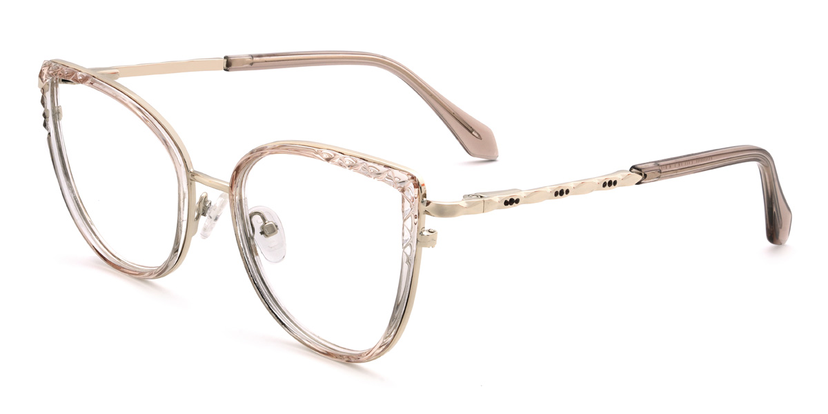 Gradient Orange Yuna Glasses - Cat Eye Glasses