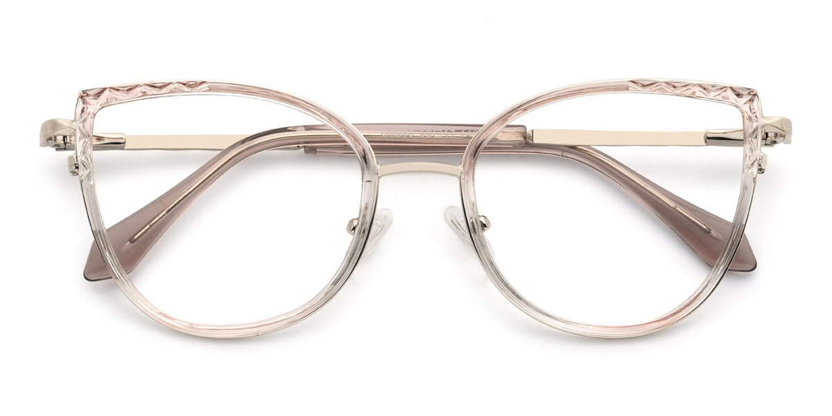 Gradient Orange Yuna Glasses - Cat Eye Glasses