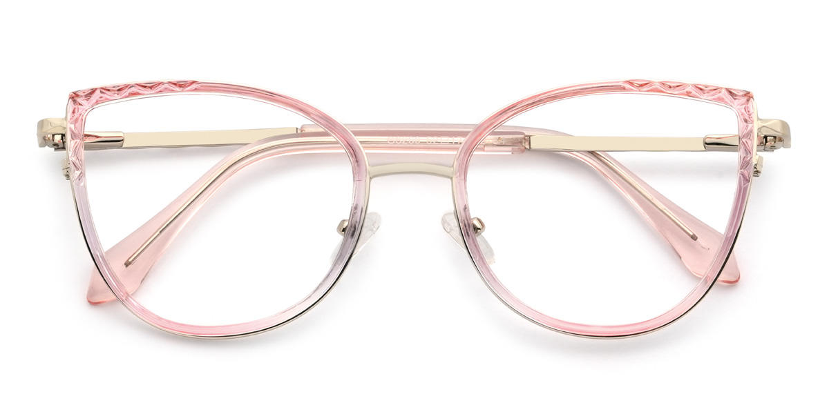 Rosa Lila Yuna Brille - Cat Eye Glasses