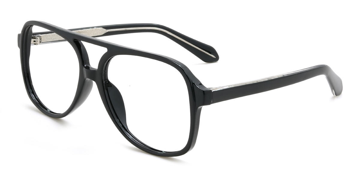 Preto Mckinley Óculos - Aviator Glasses