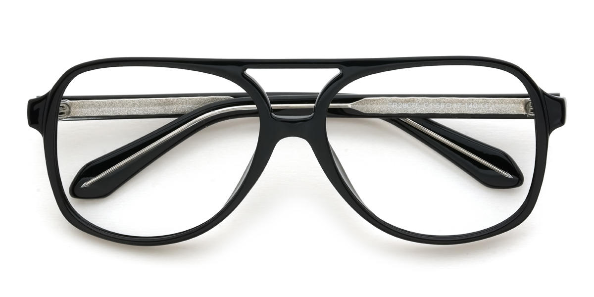 Preto Mckinley Óculos - Aviator Glasses