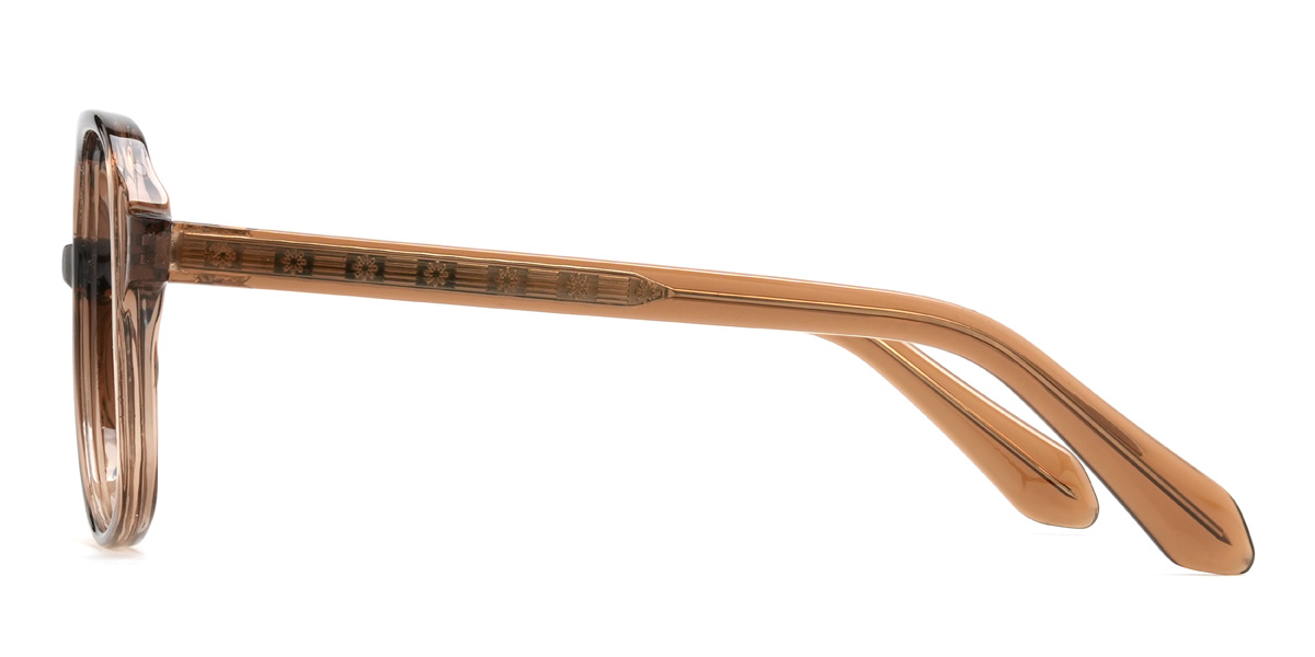 Brown Mckinley Glasses - Aviator Glasses