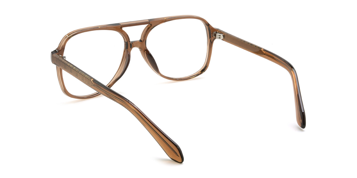 Brown Mckinley Glasses - Aviator Glasses