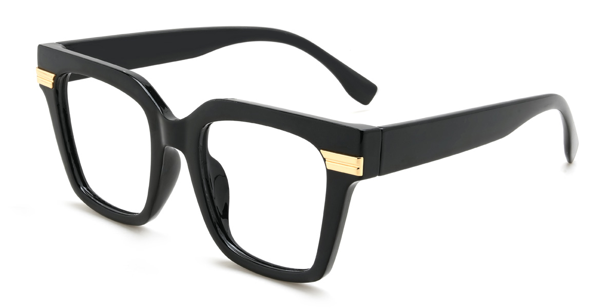 Schwarz Colleen Brille - Square Glasses
