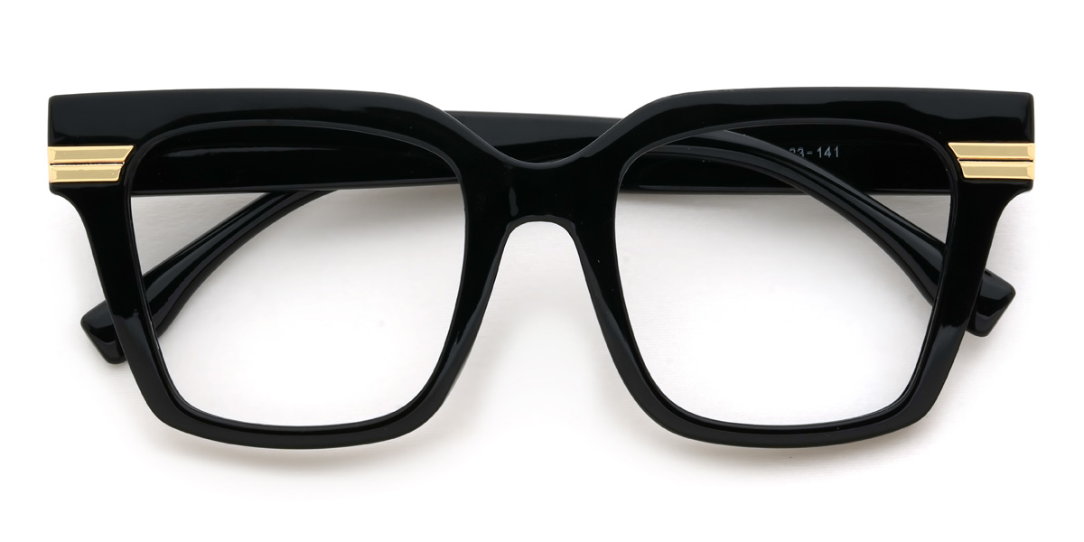 Schwarz Colleen Brille - Square Glasses
