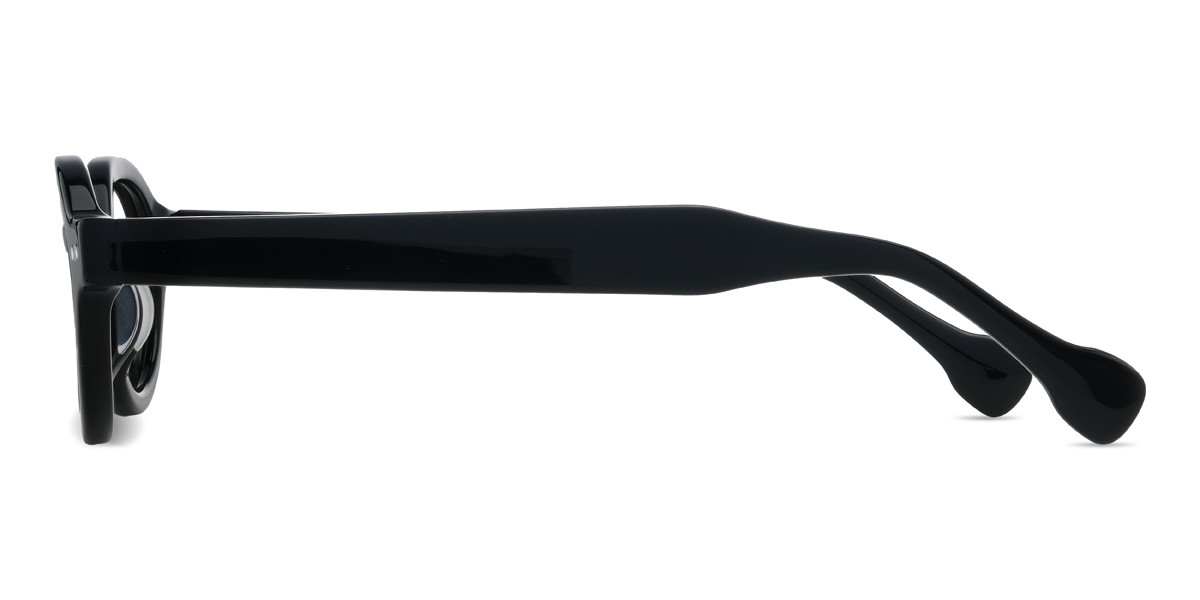 Black Valentin Glasses - Oval Glasses