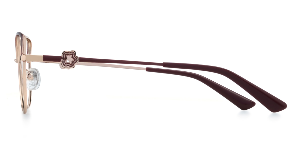 Arany bor Qetsiyah Szemüveg - Cat Eye Glasses