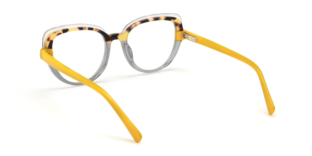 Tortoiseshell Grey Prisha Glasses - Cat Eye Glasses