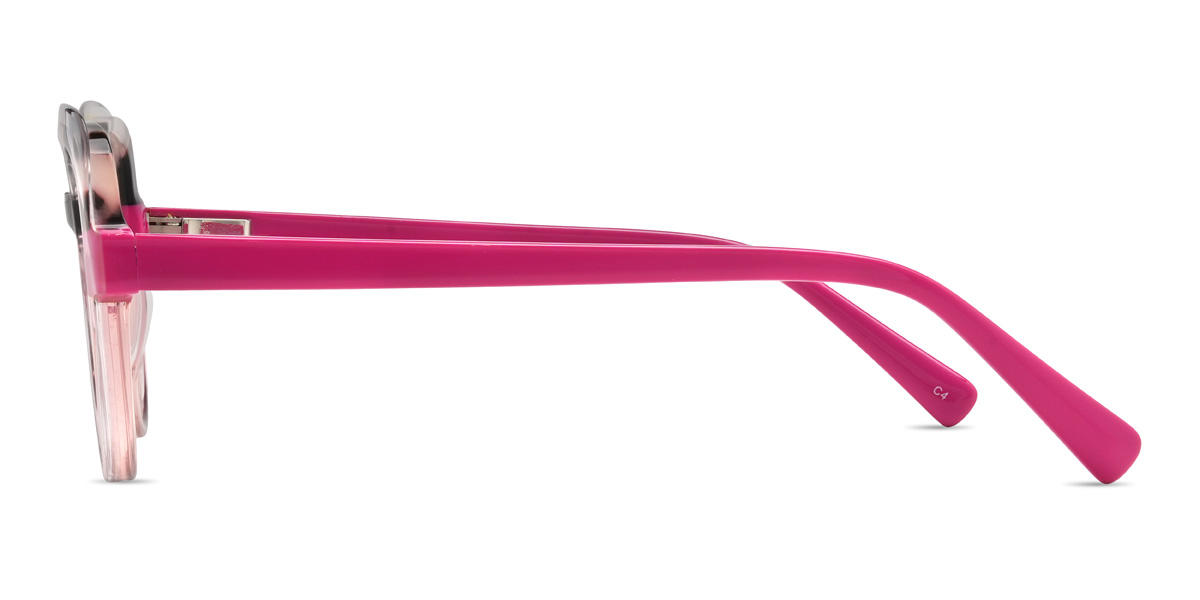 Ivory Tortoiseshell Pink Prisha Glasses - Cat Eye Glasses