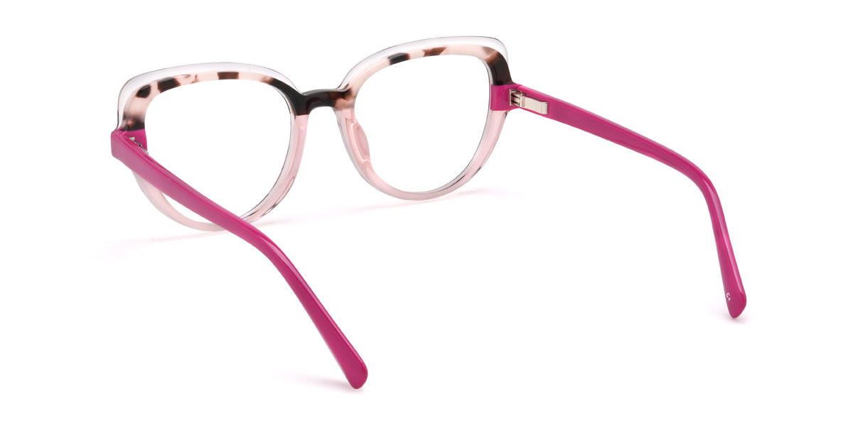 Ivory Tortoiseshell Pink Prisha Glasses - Cat Eye Glasses