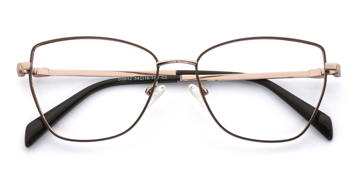 Brown Kamilah Glasses - Cat Eye Glasses