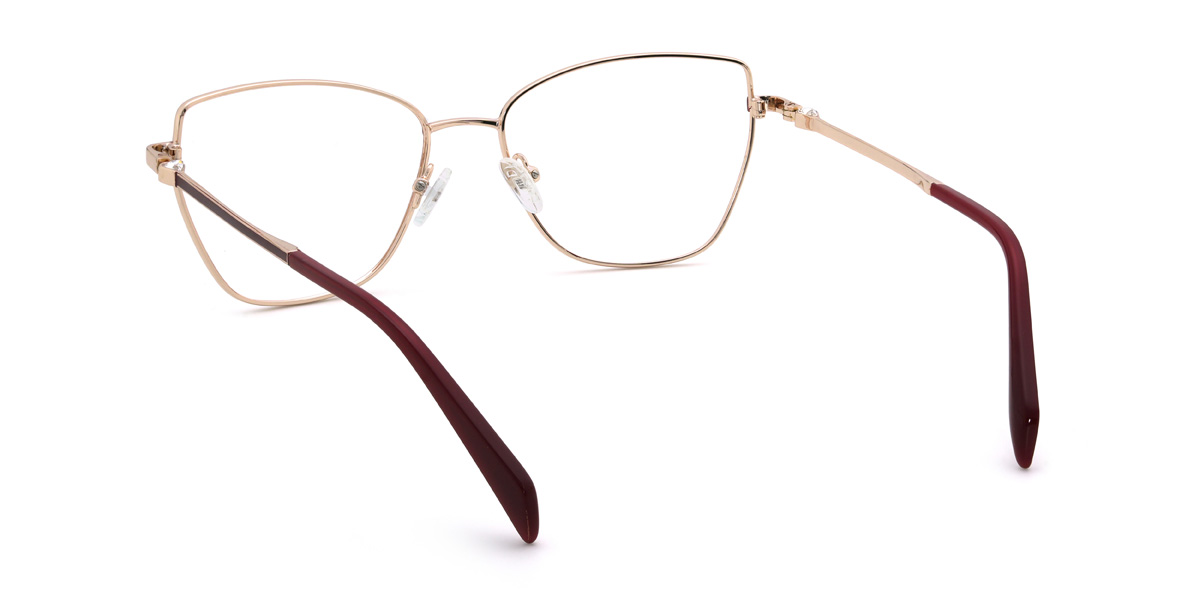 Wine Kamilah Glasses - Cat Eye Glasses