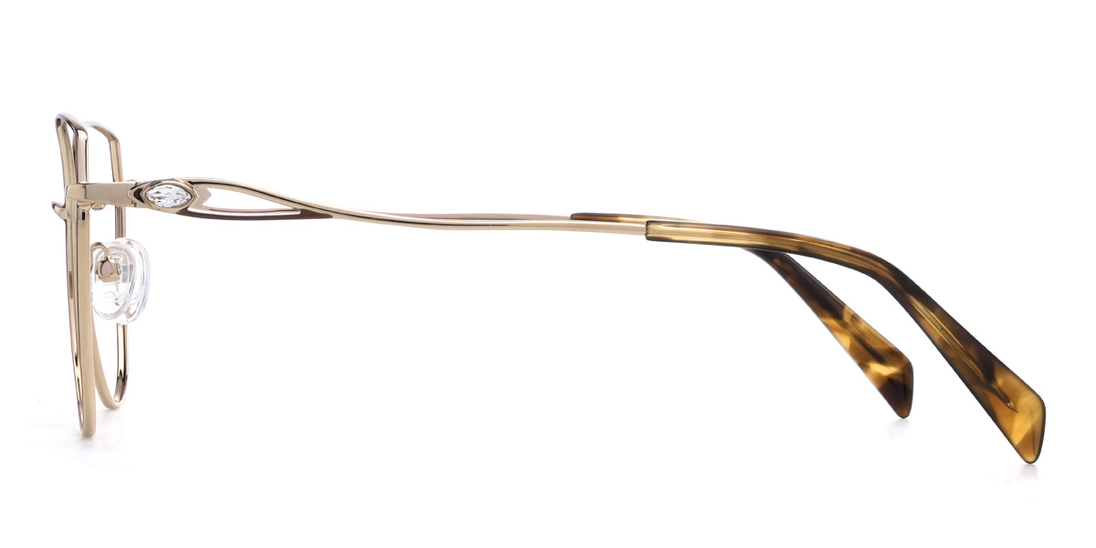 Brown Taliyah Glasses - Cat Eye Glasses