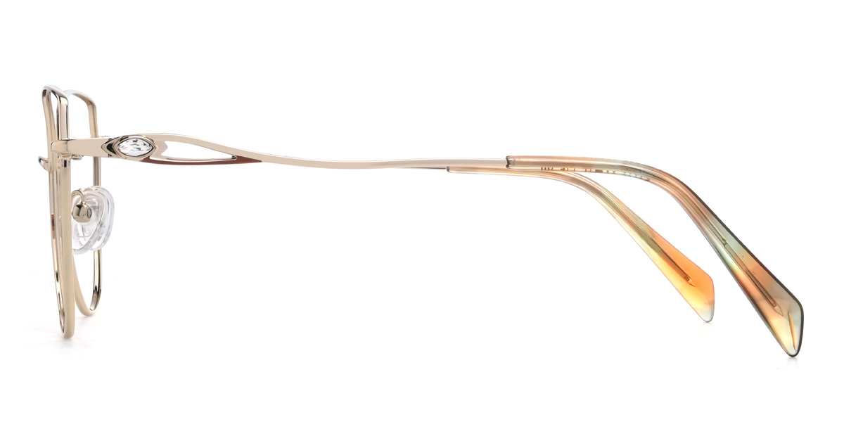Gold Taliyah Glasses - Cat Eye Glasses