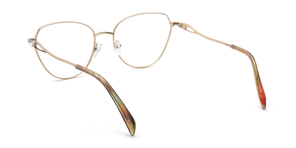 Gold Taliyah Glasses - Cat Eye Glasses