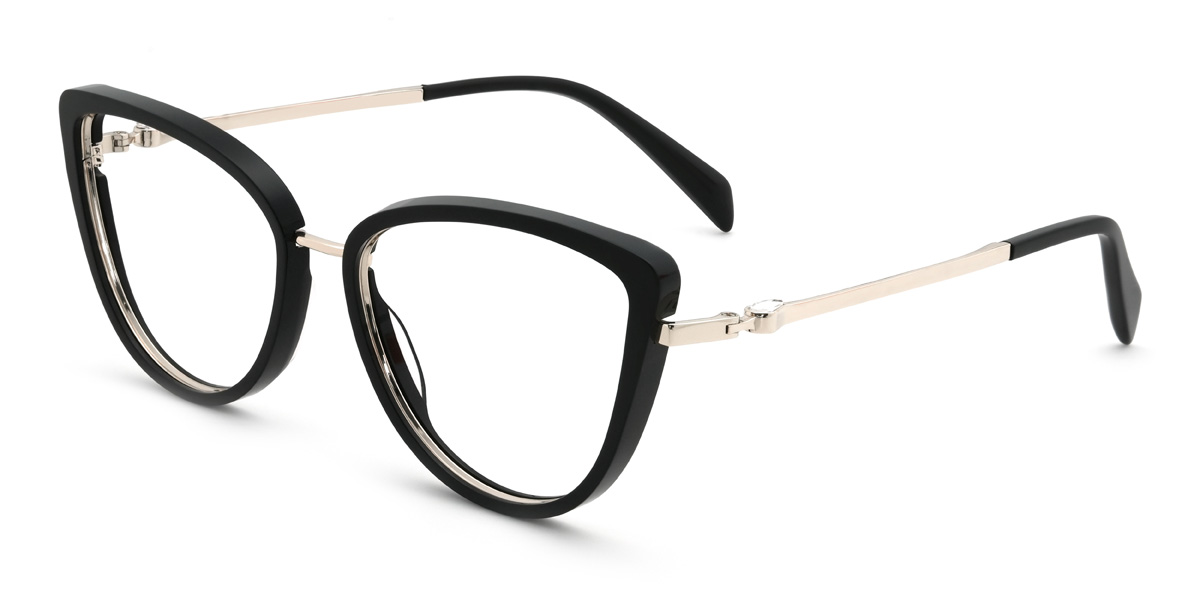 Schwarz Ruthie Brille - Cat Eye Glasses