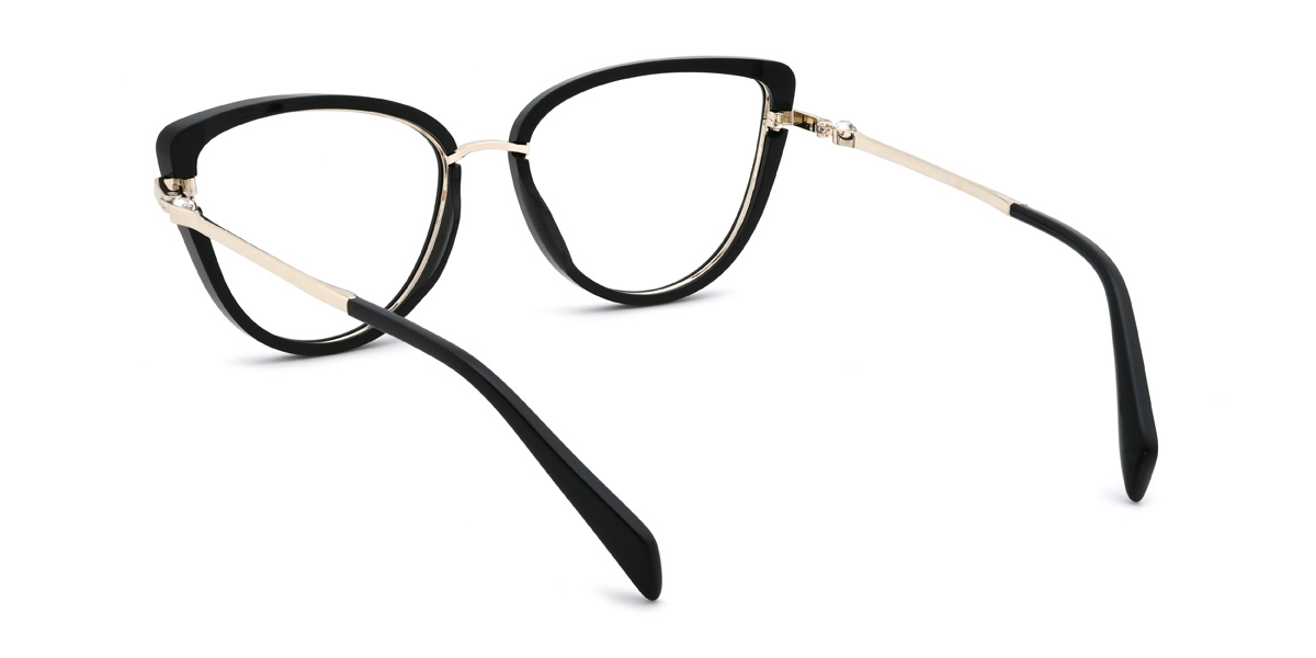 Schwarz Ruthie Brille - Cat Eye Glasses