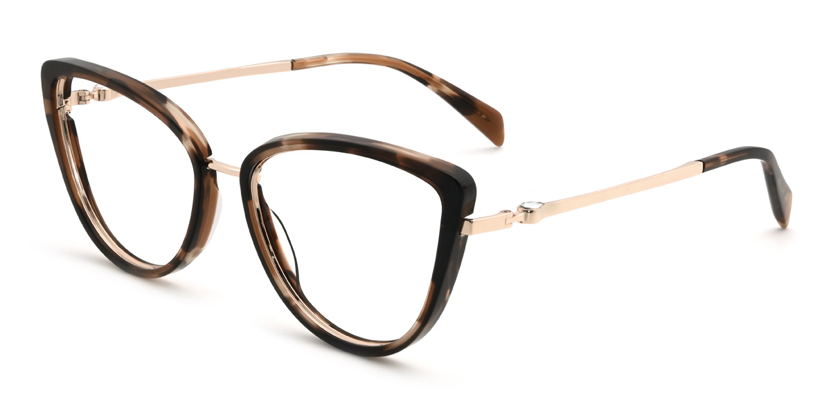 Brown Tortoiseshell Ruthie Glasses - Cat Eye Glasses