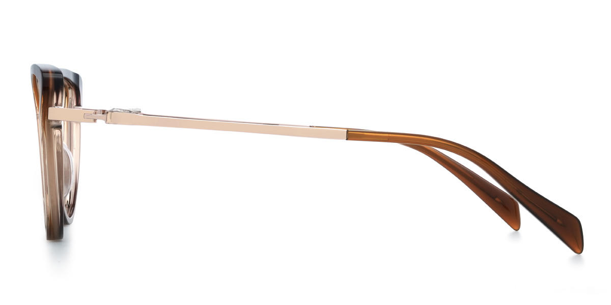 Gradient Brown Ruthie Glasses - Cat Eye Glasses