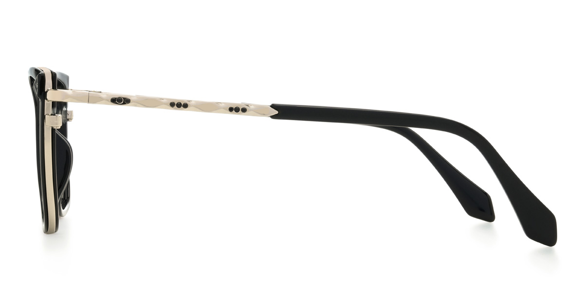 Black Xaniyah Glasses - Cat Eye Glasses