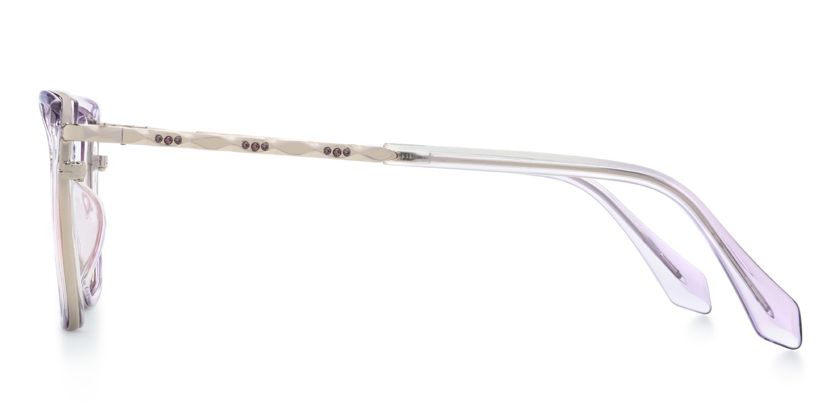 Purple Pink Xaniyah Glasses - Cat Eye Glasses