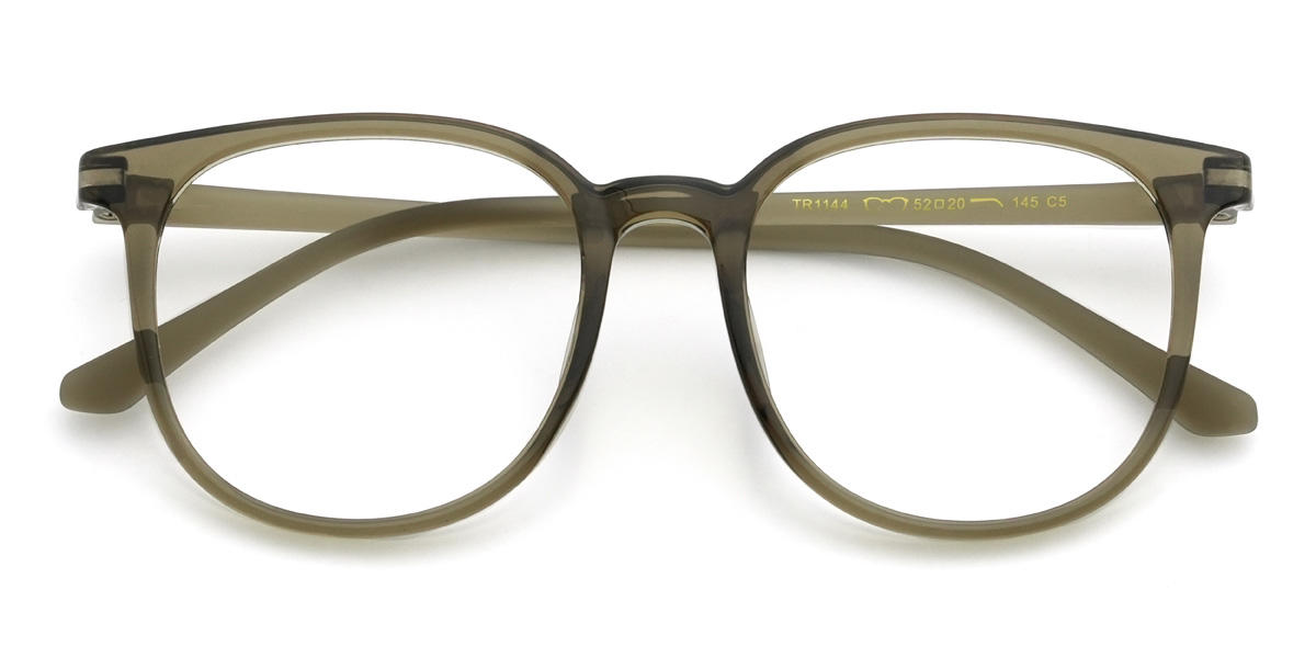 Olive Green Cadence Glasses - Square Glasses