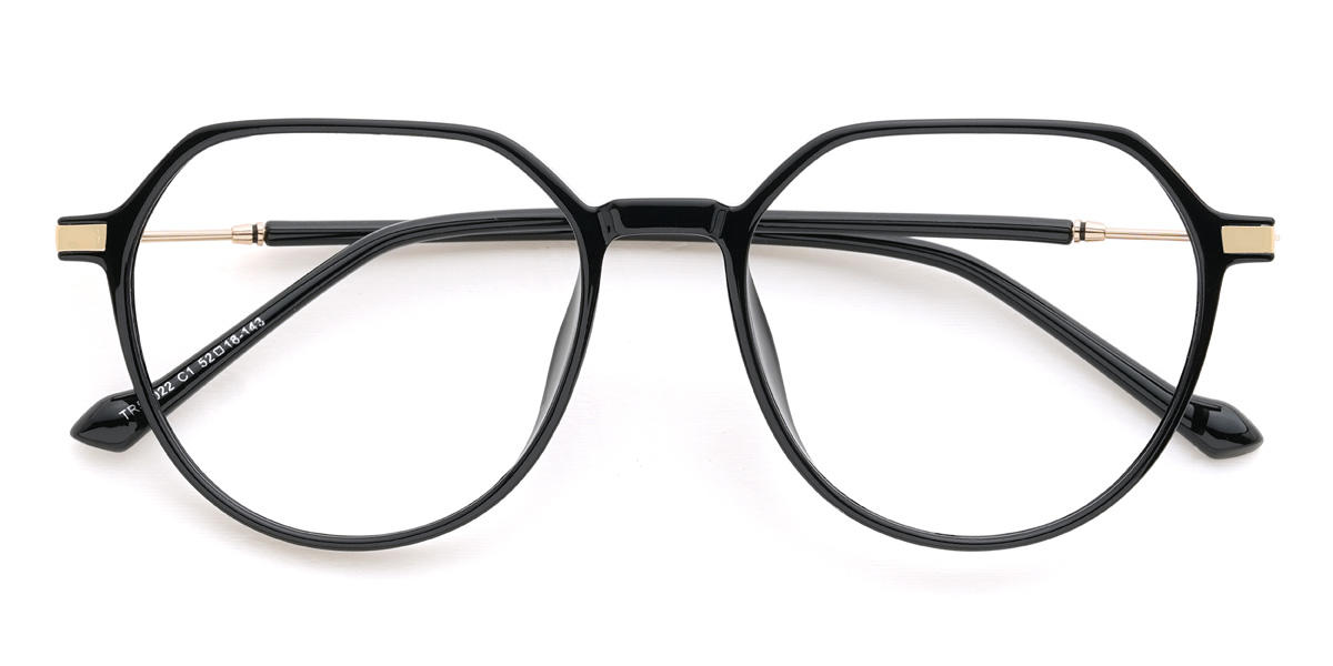 Schwarz Enrique Brille - Oval Glasses