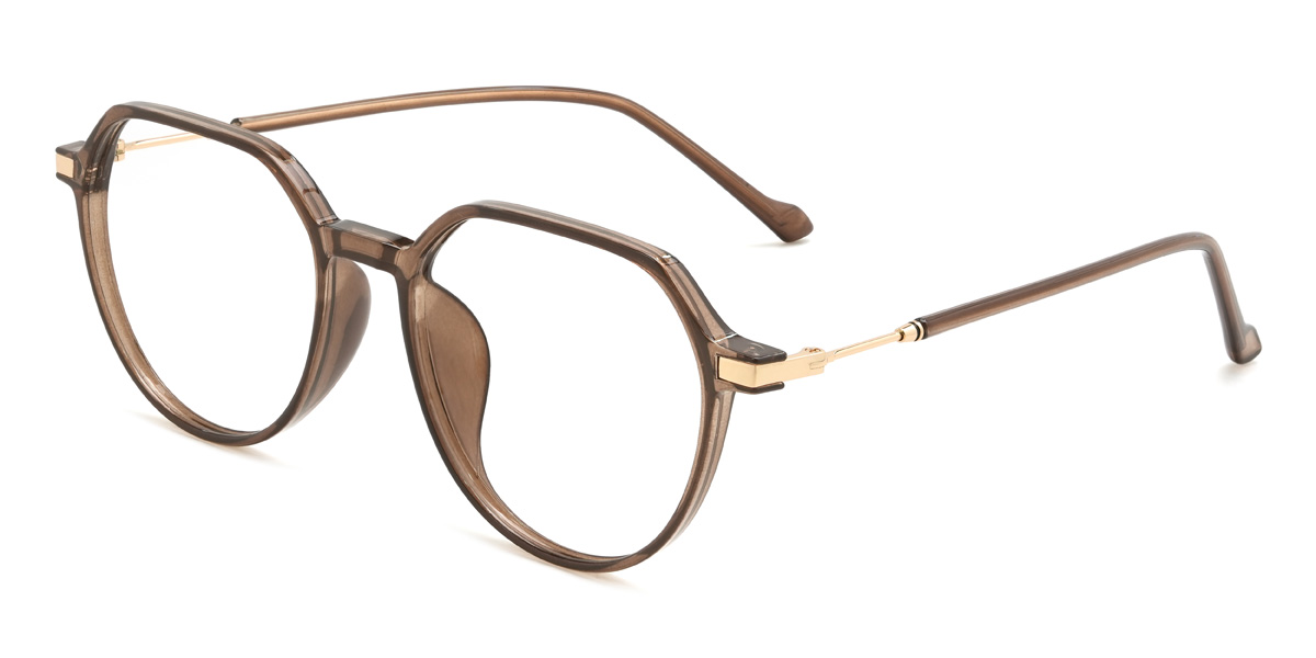 Brown Enrique Glasses - Oval Glasses