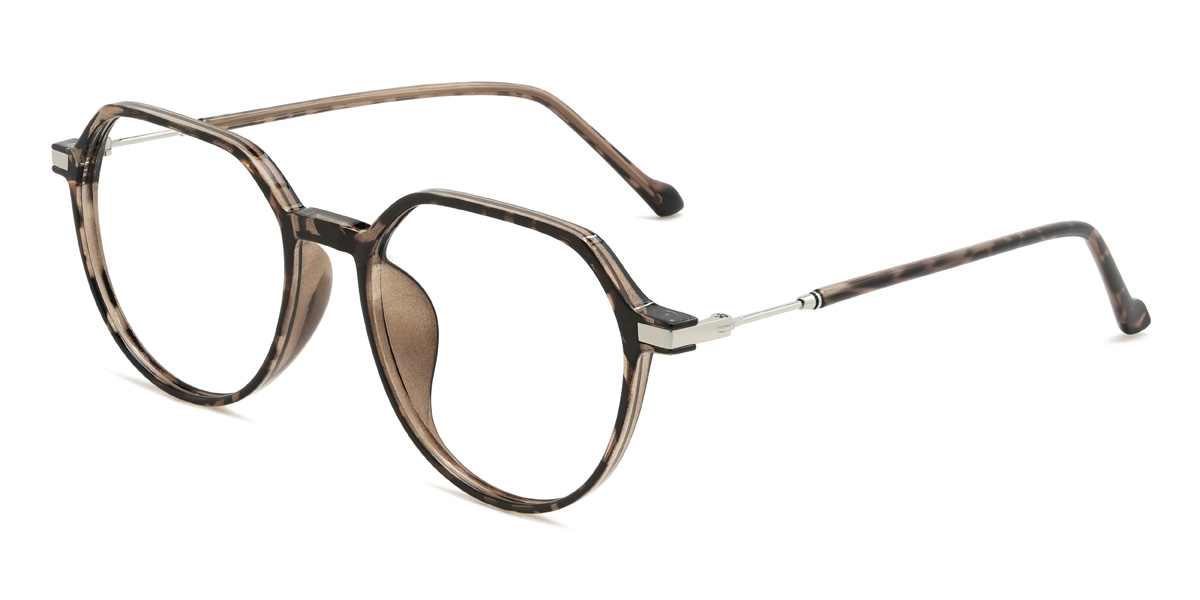Brown Tortoiseshell Enrique Glasses - Oval Glasses