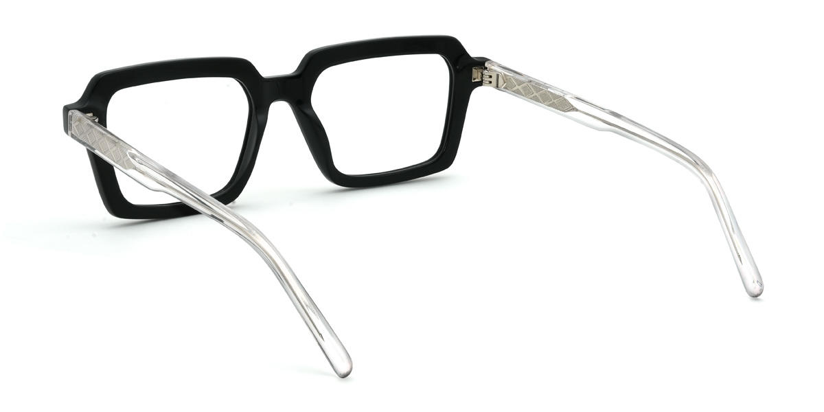 Black Eliam Glasses - Rectangle Glasses