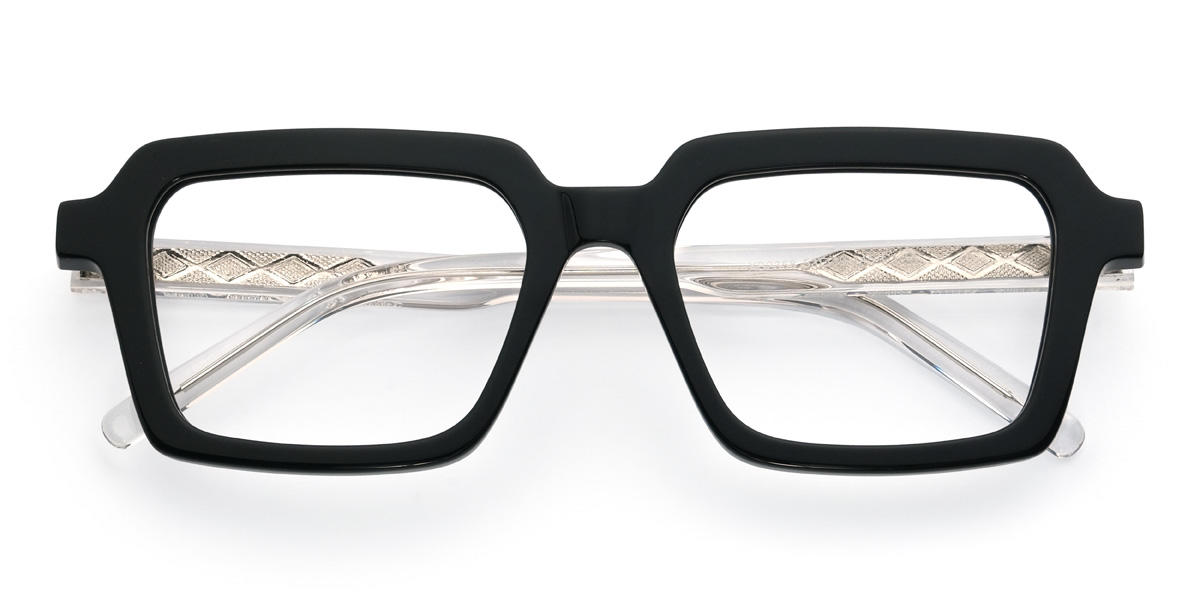 Black Eliam Glasses - Rectangle Glasses