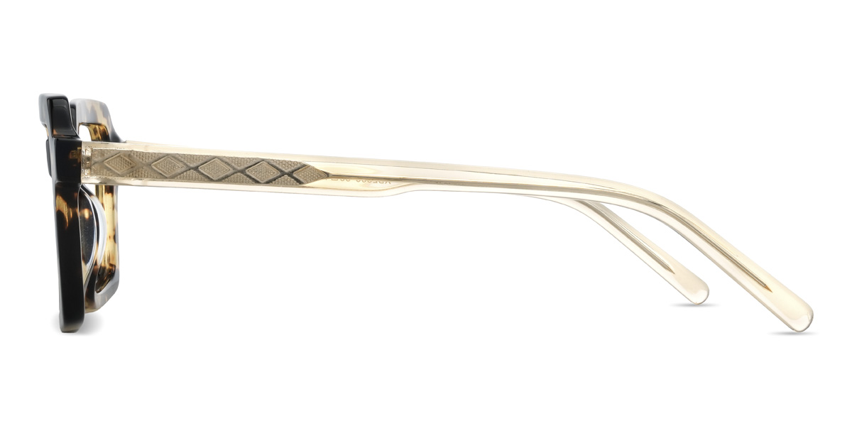 Tortoiseshell Eliam Glasses - Rectangle Glasses