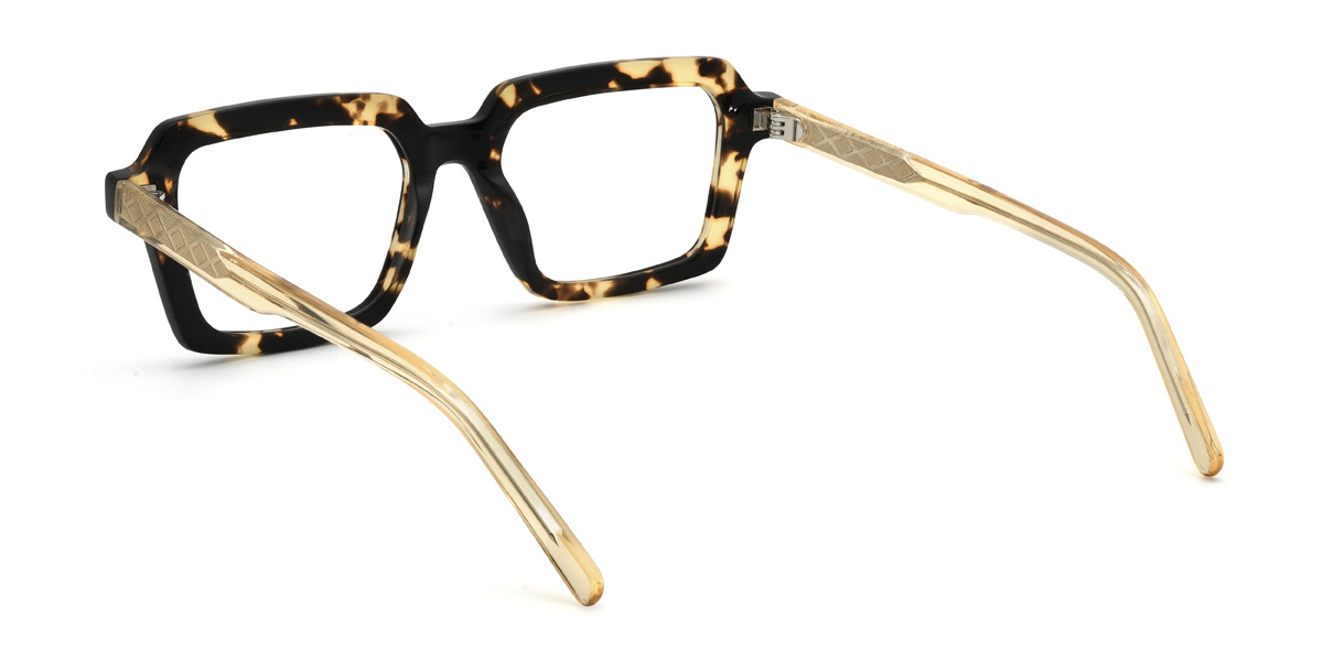 Tortoiseshell Eliam Glasses - Rectangle Glasses