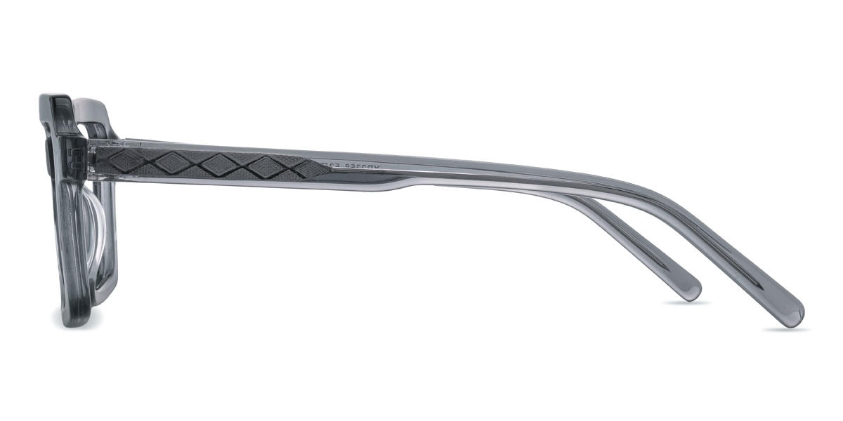 Grey Eliam Glasses - Rectangle Glasses