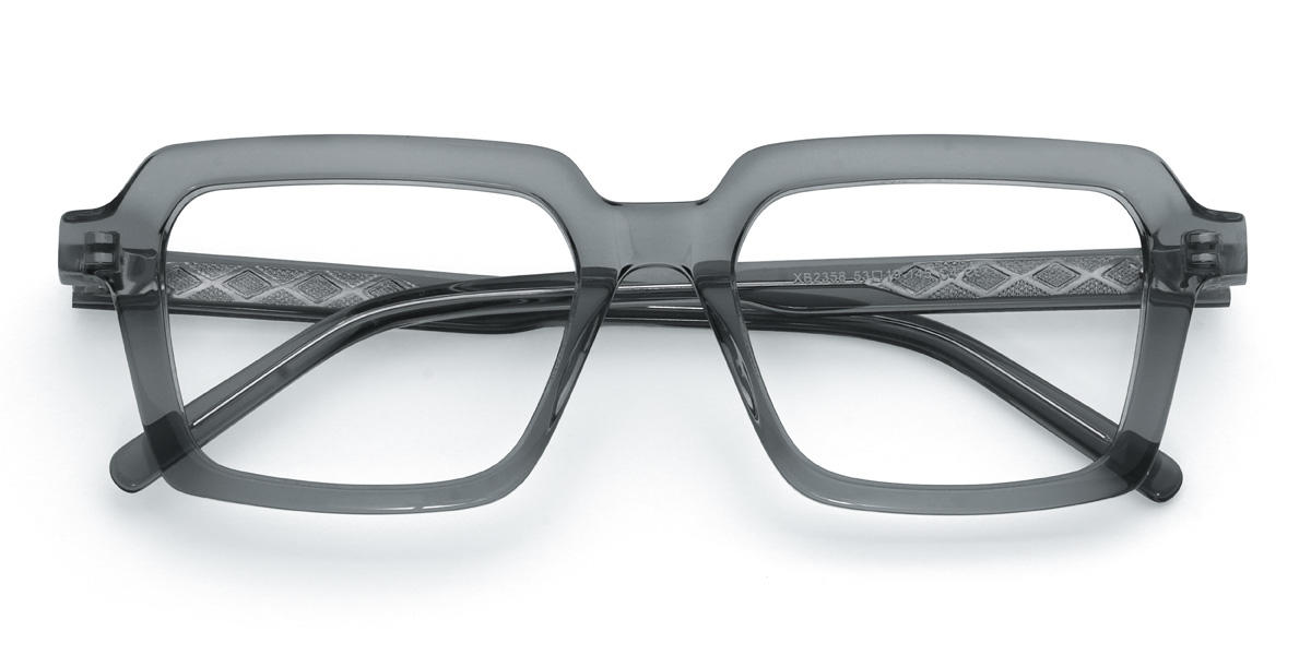 Grey Eliam Glasses - Rectangle Glasses