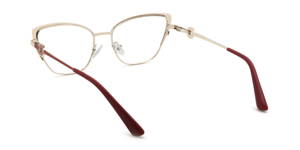Arany piros Nihira Szemüveg - Cat Eye Glasses