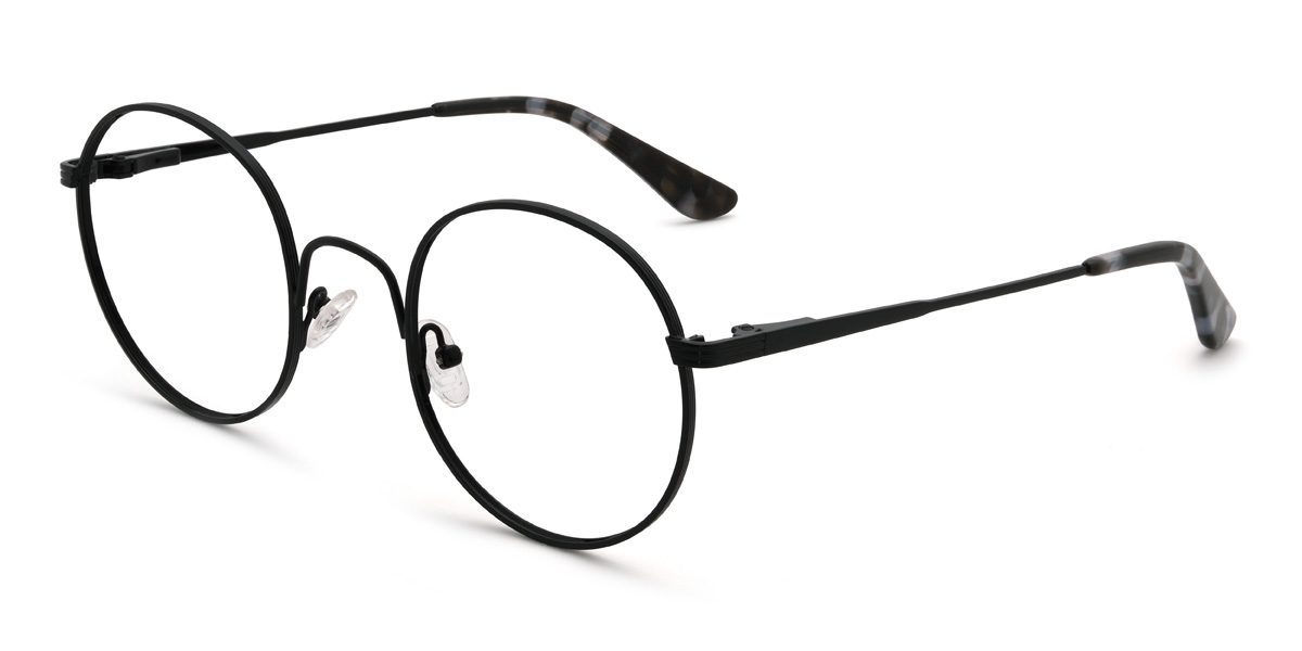Black Tinsley Glasses - Round Glasses