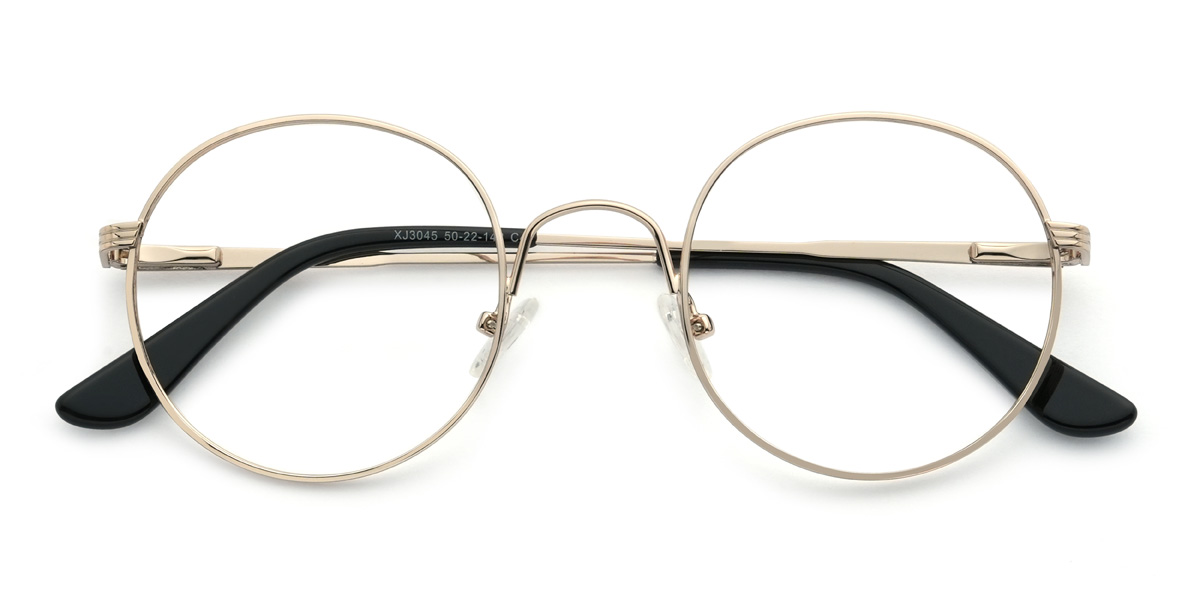Gold Tinsley Glasses - Round Glasses