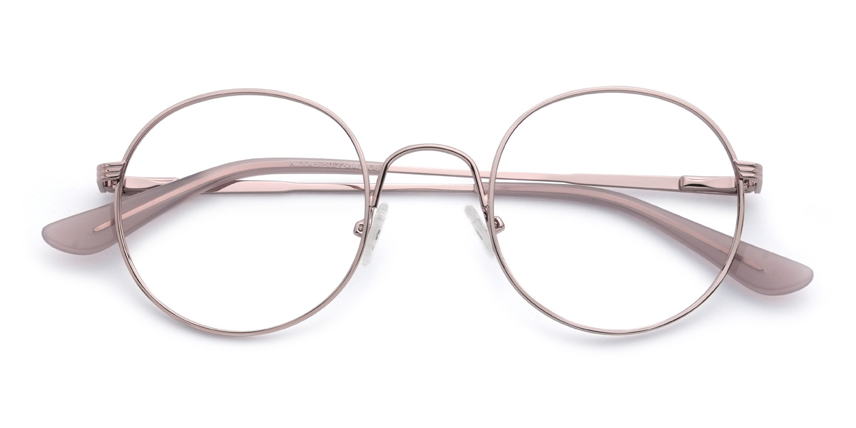 Pink Tinsley Glasses - Round Glasses
