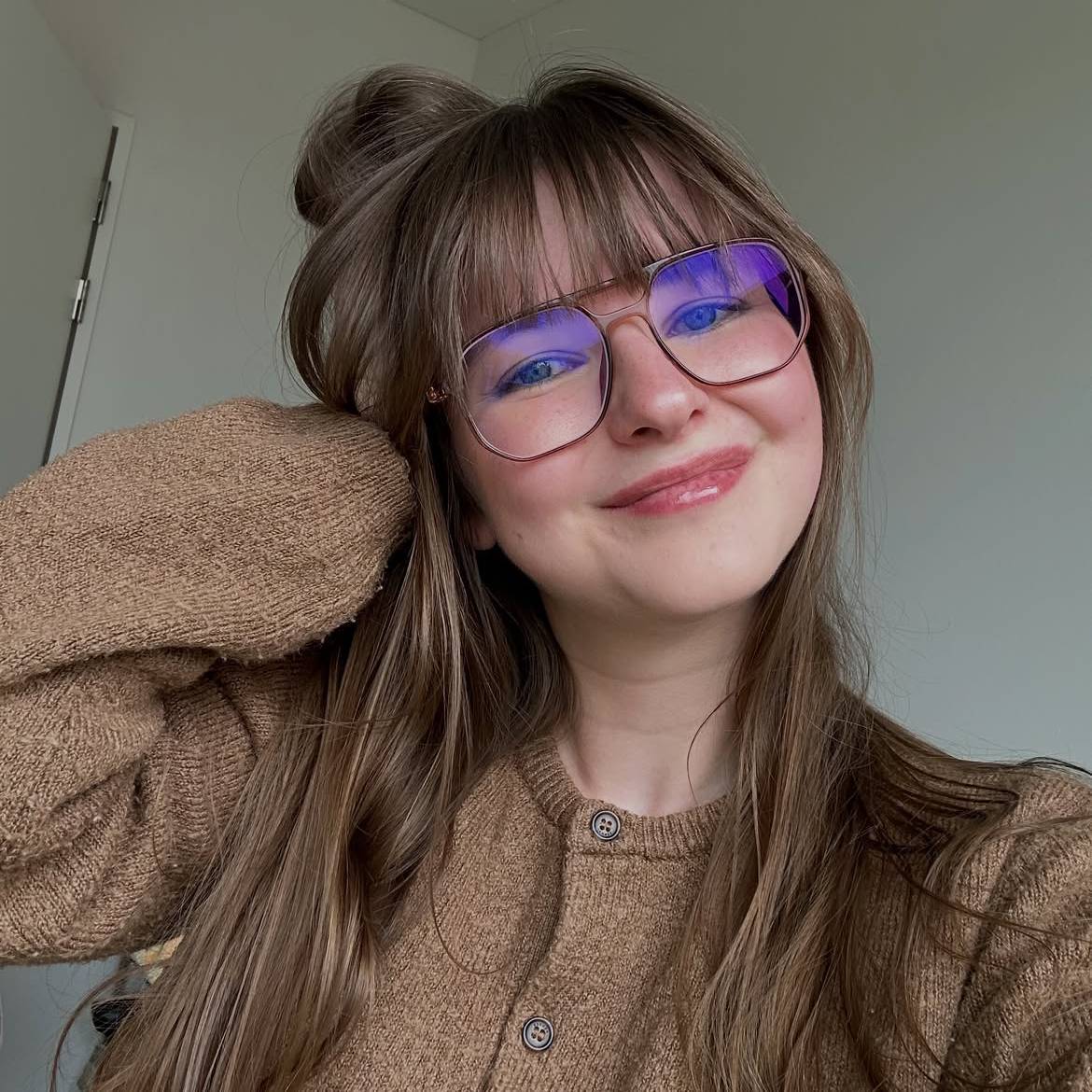 Brown Joey Glasses - Aviator Glasses