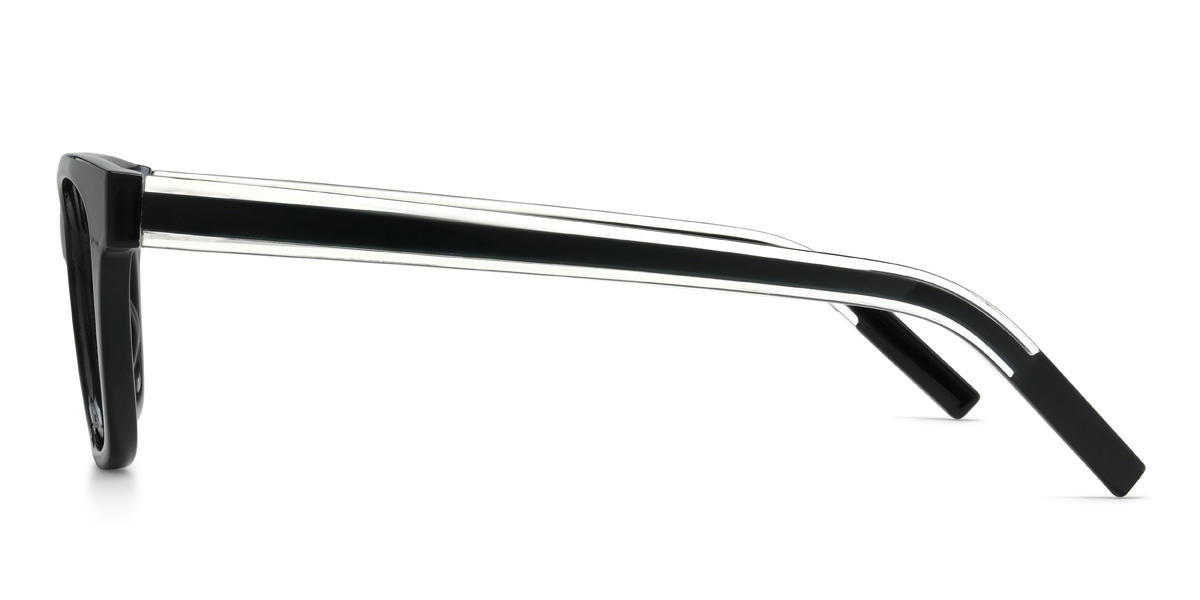 Schwarz Alessandra Brille - Rectangle Glasses