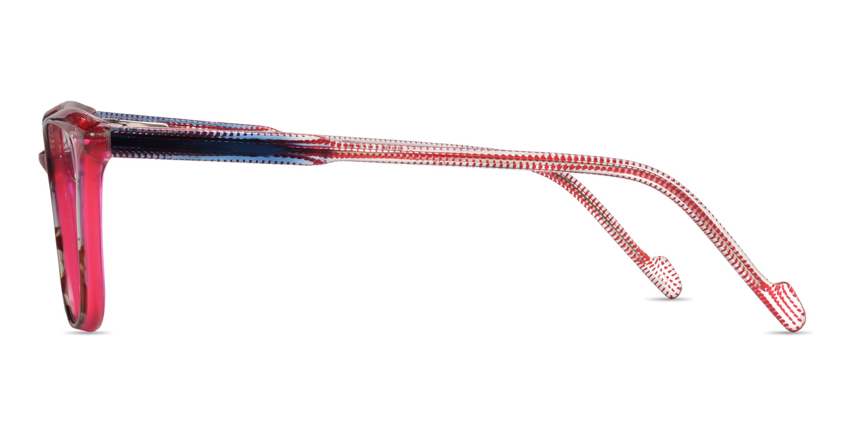 Red Miller Glasses - Rectangle Glasses