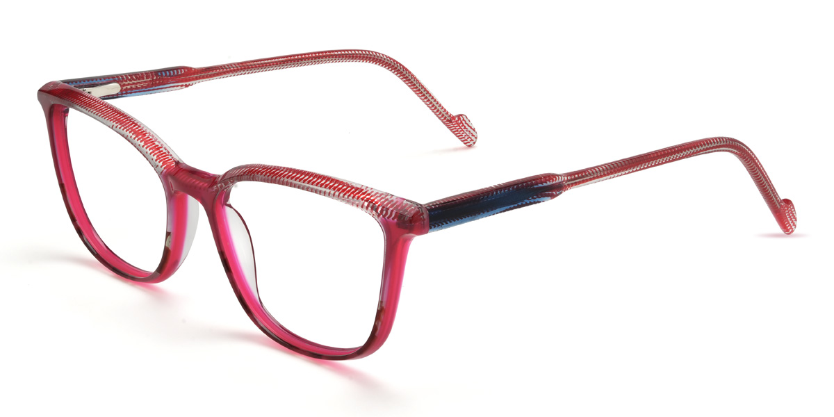 Red Miller Glasses - Rectangle Glasses