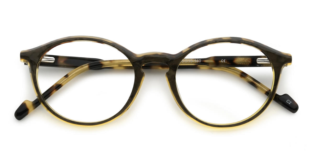 Brown Tortoiseshell Lenore Glasses - Oval Glasses