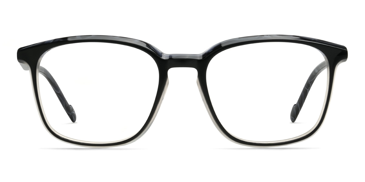 Preto Vela - Rectangle Glasses